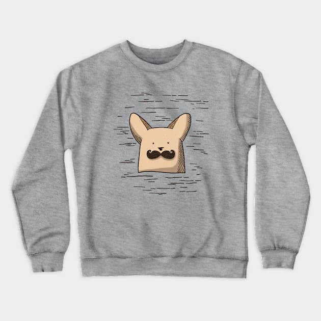 Movember - Pembroke Welsh Corgi Edition Crewneck Sweatshirt by CorinnaSchlachter